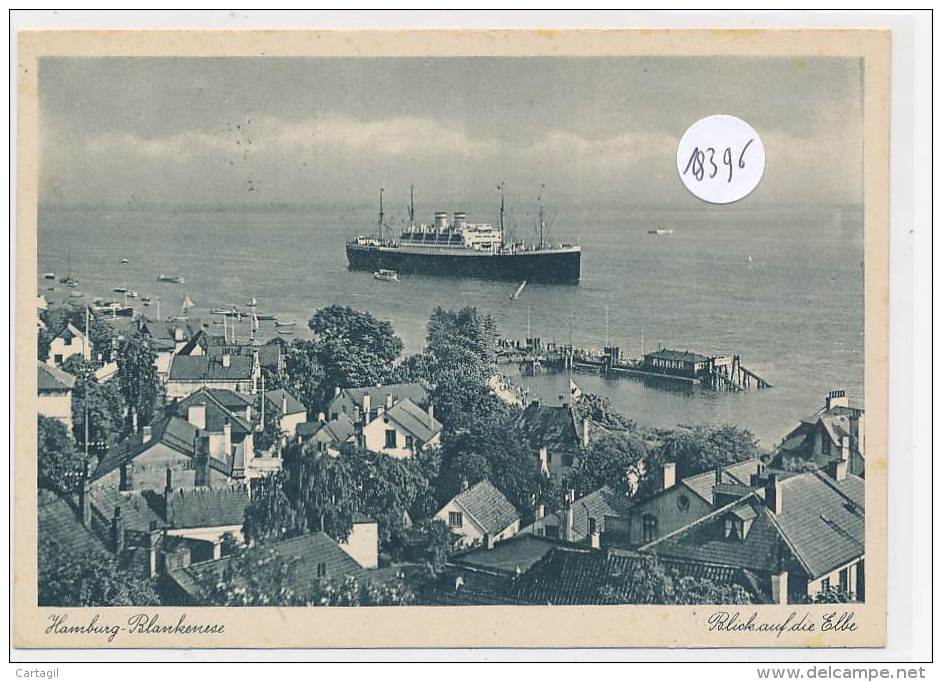 CPA GF -18396- Allemagne -Hamburg Blankensee  - Blick Auf Die Elbe-Envoi Gratuit - Blankenese