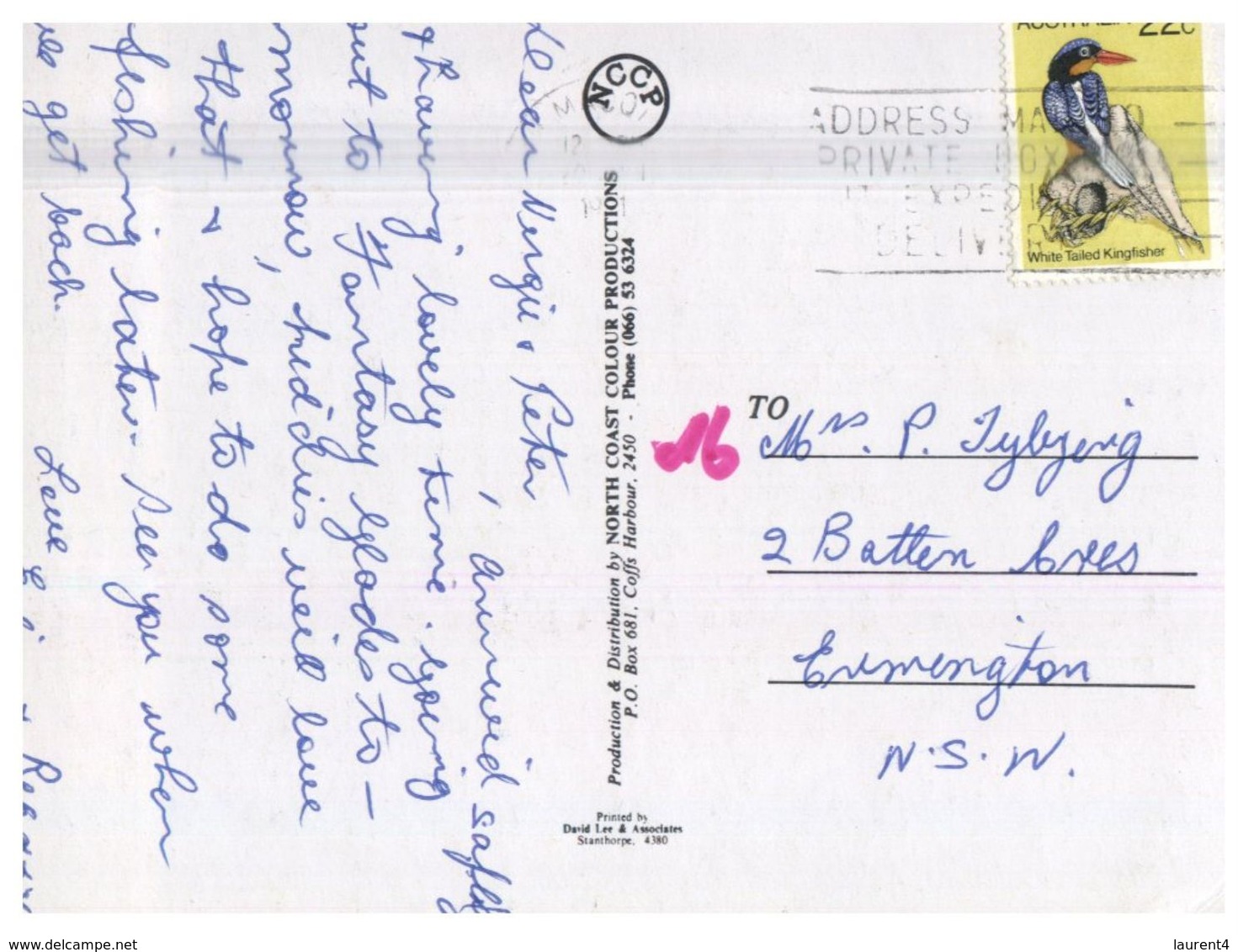 (400) Australia - (with Stamp At  Back Of Card) NSW - Port Macquarie - Port Macquarie