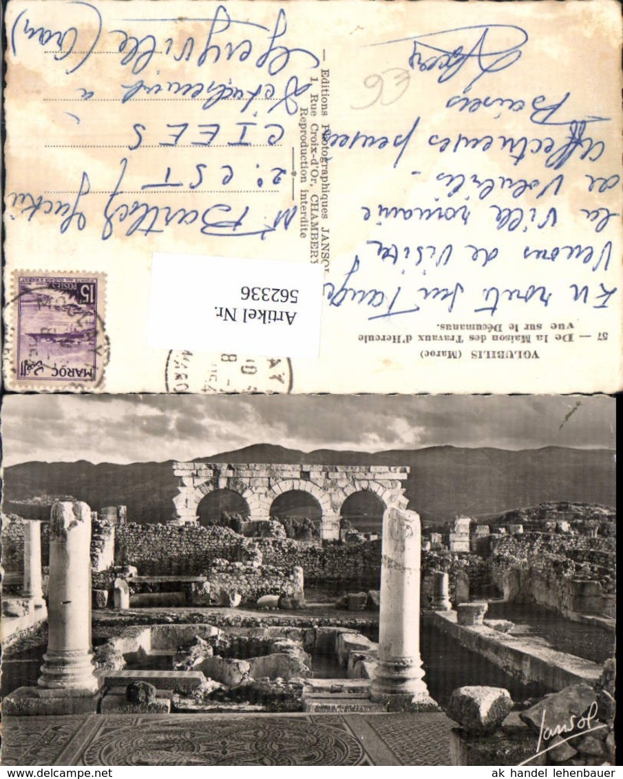 562336,Africa Maroc Volubilis Arch&auml;ologie Travoux D Hercule - Sonstige & Ohne Zuordnung