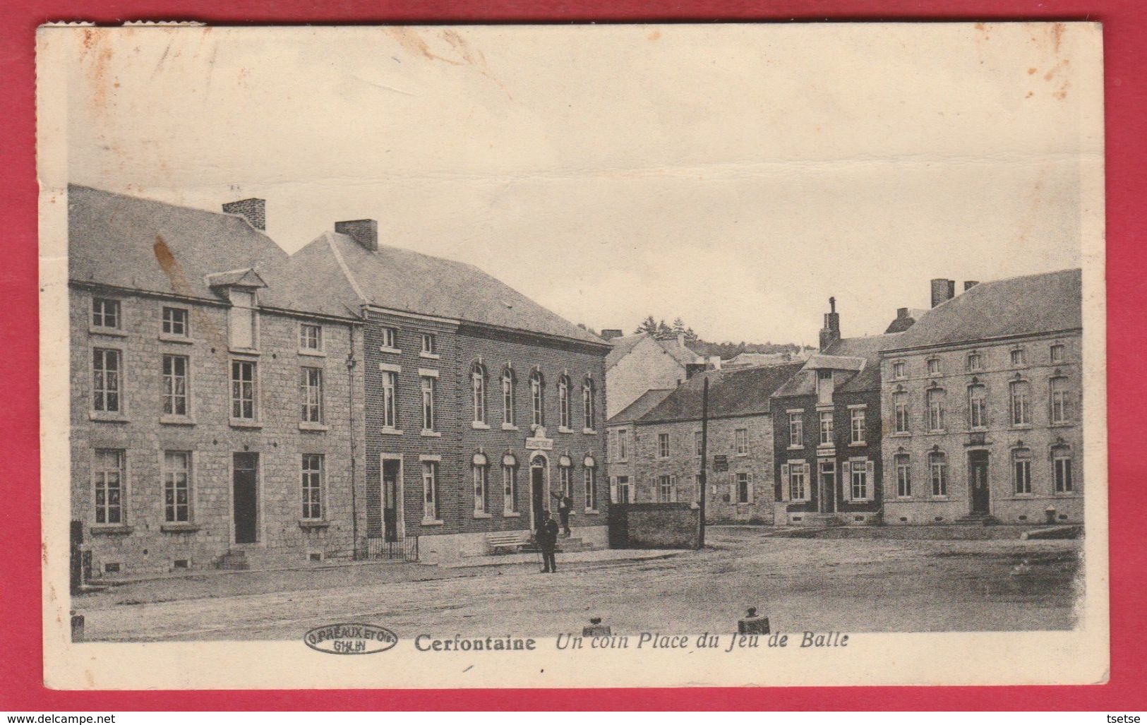 Cerfontaine - Un Coin, Place Du Jeu De Balle -1954 ( Voir Verso ) - Cerfontaine