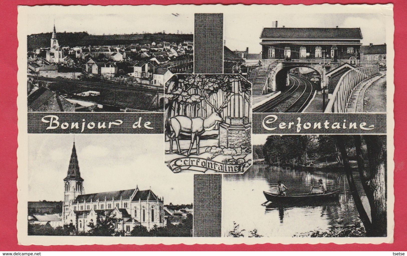 Cerfontaine - Bonjour De ...- Carte 4 Vues  - 1963 ( Voir Verso ) - Cerfontaine