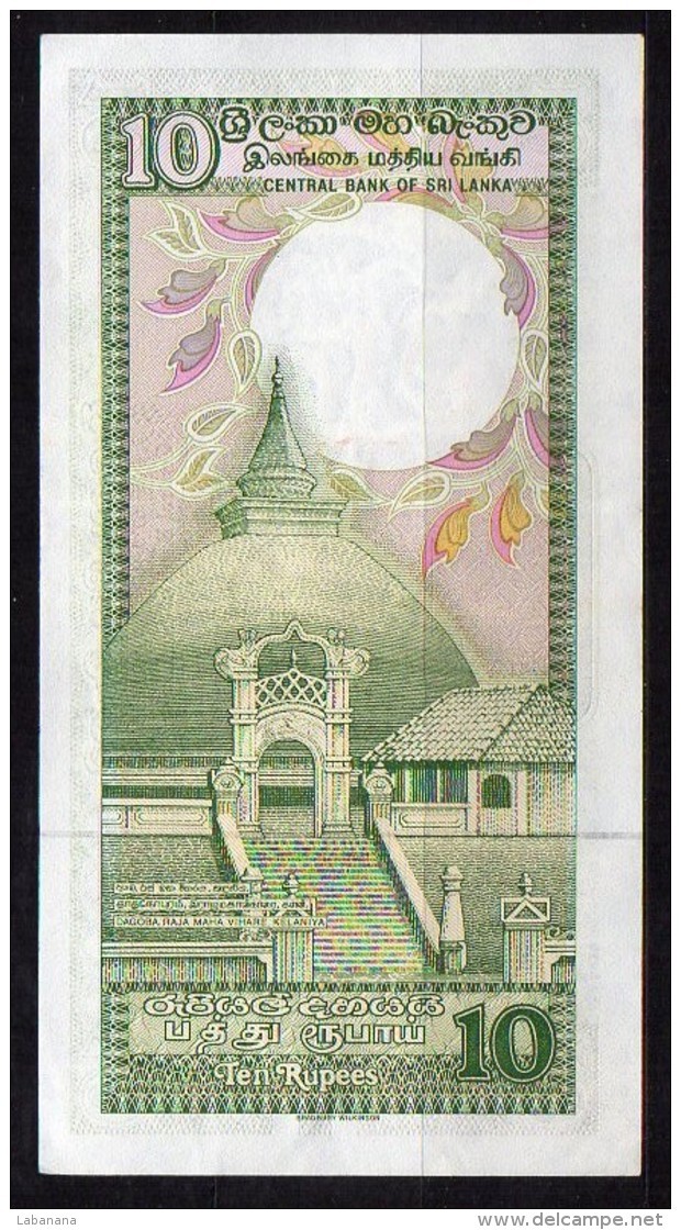 466-Sri Lanka Billet De 10 Rupees 1987 F155 - Sri Lanka