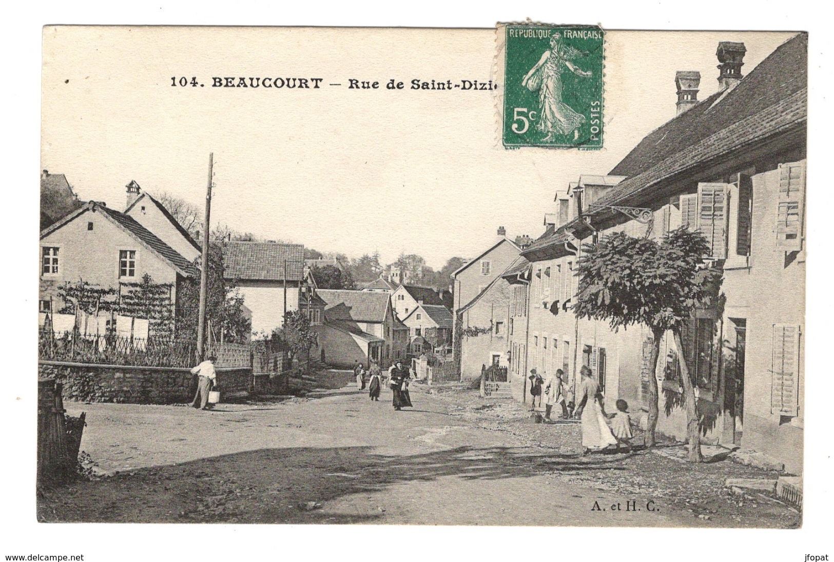 90 TERRITOIRE DE BELFORT - BEAUCOURT Rue De Saint-Dizier - Beaucourt
