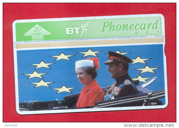 UNITED KINGDOM: BTO-014 "Royal Visit To Germany" CN:232C Unused - BT Emissions Etrangères