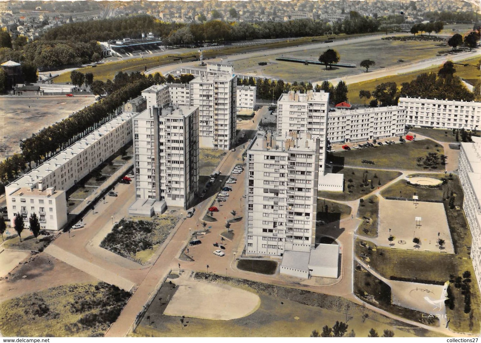 95-SOISY-SOUS-MONTMORENCY- VUE DU CIEL LES NOUVEAUX IMMEUBLES , LES TOURS - Soisy-sous-Montmorency