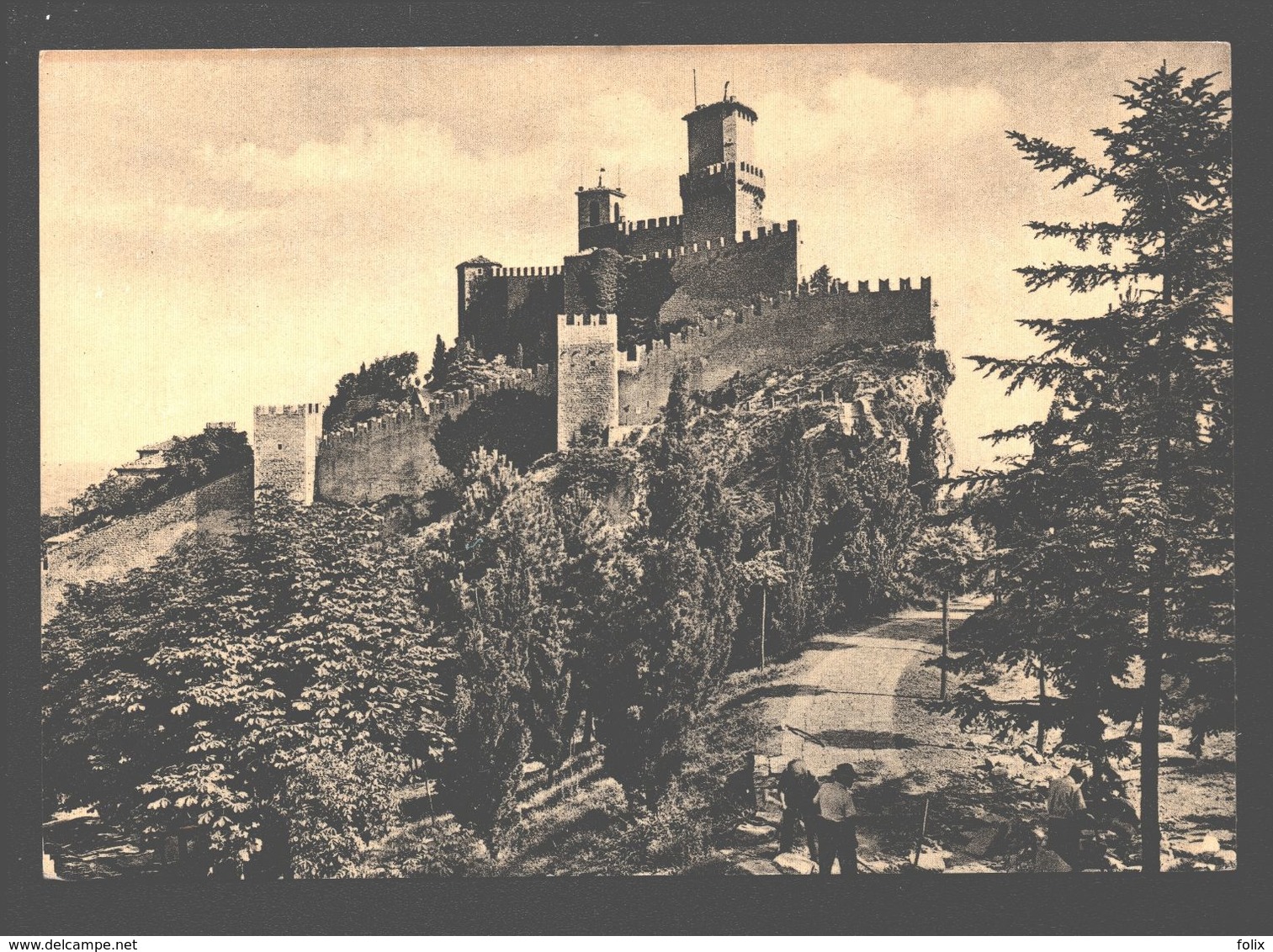 Repubblica Di S. Marino - La Rocca - Ed. B. M. A. - Fototipia Berretta, Terni - Saint-Marin