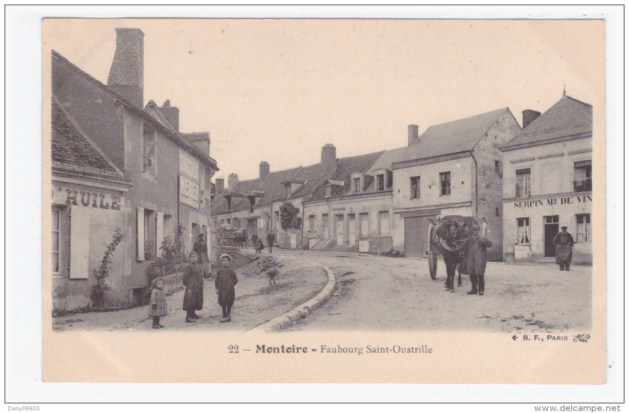 MONTOIRE Faubourg Saint Oustrille  (carte Animée) - Montoire-sur-le-Loir