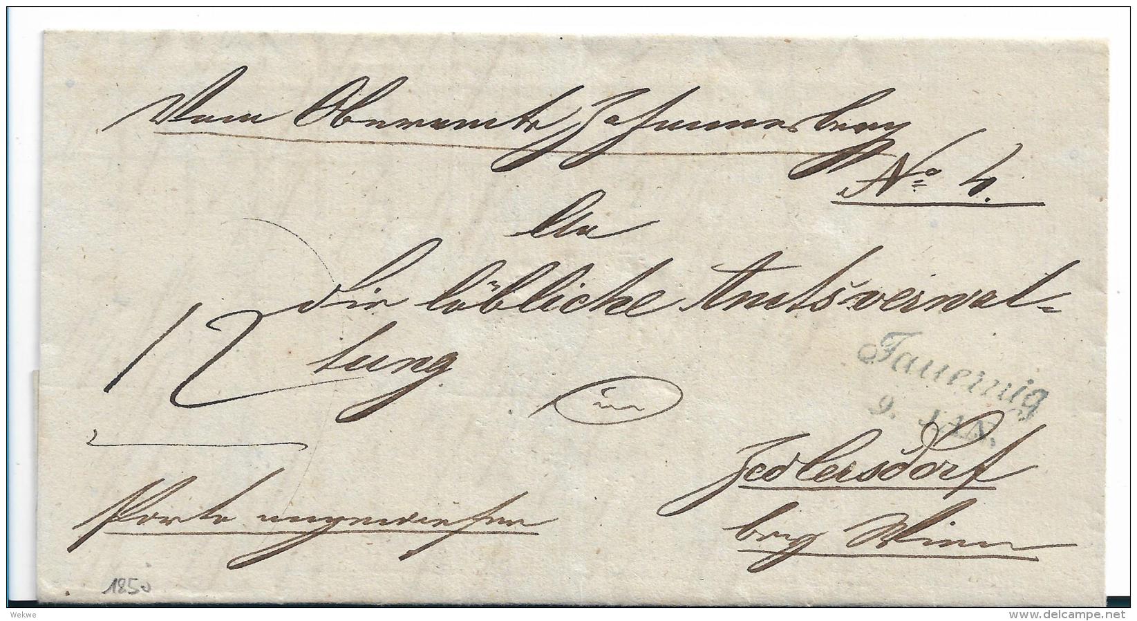 AV090 /- ÖSTERREICH -  Tauernig In Grün 1850 - ...-1850 Prephilately