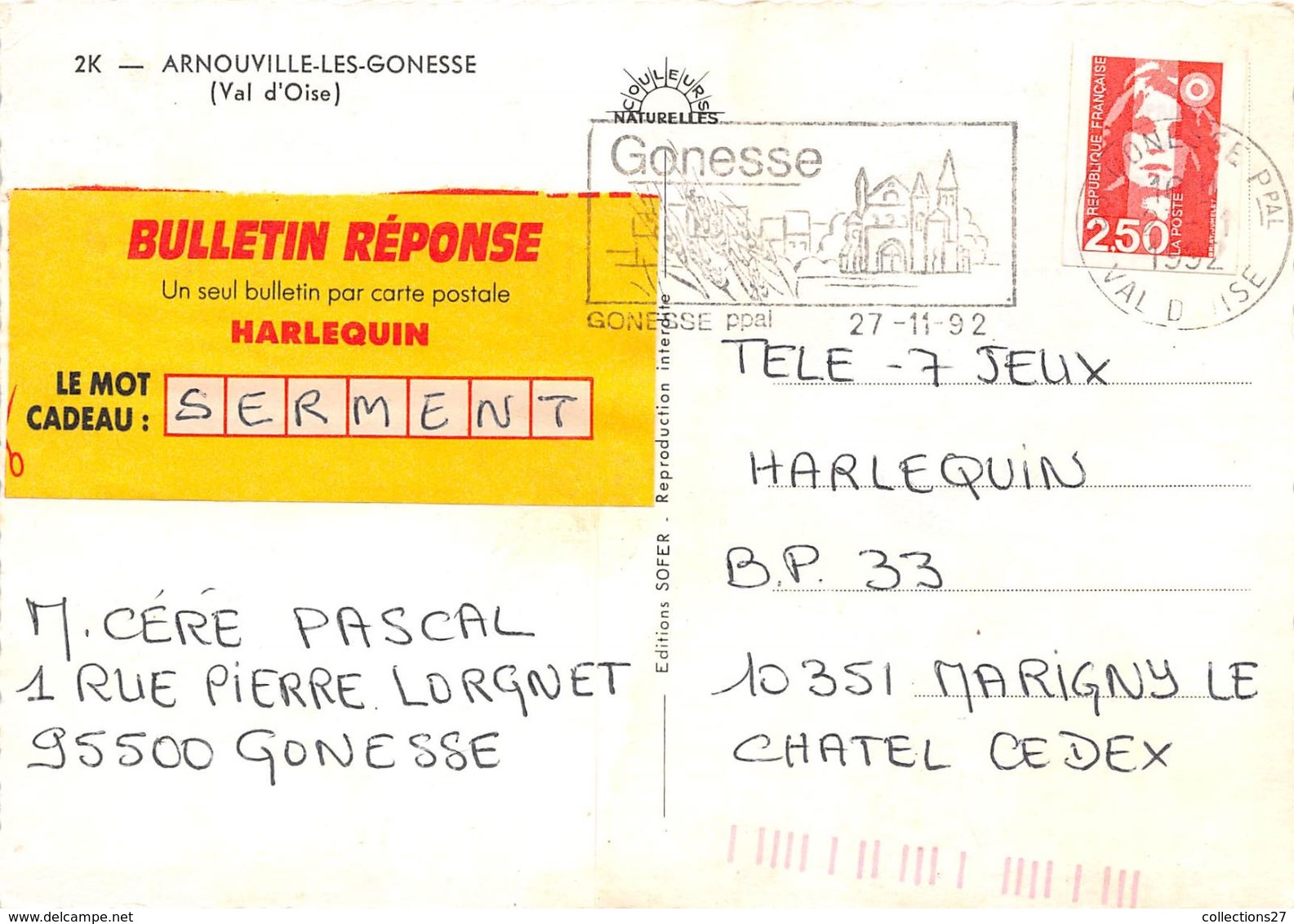 95-ARNOUVILLE-LES-GONESSES- - Arnouville Les Gonesses