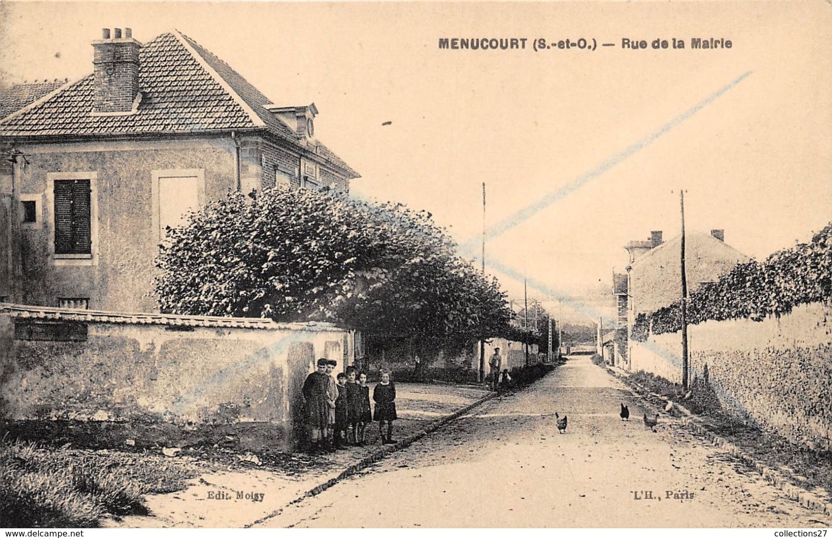 95-MENUCOURT- RUE DE LA MAIRIE - Menucourt