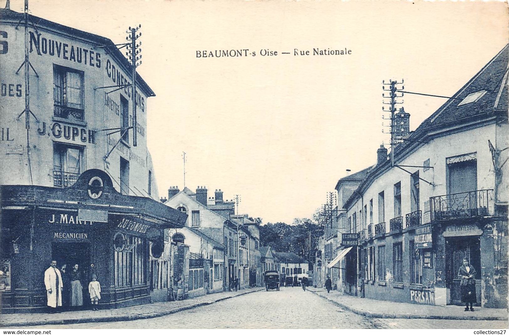 95-BEAUMONT-SUR-OISE- RUE NATIONALE - Beaumont Sur Oise