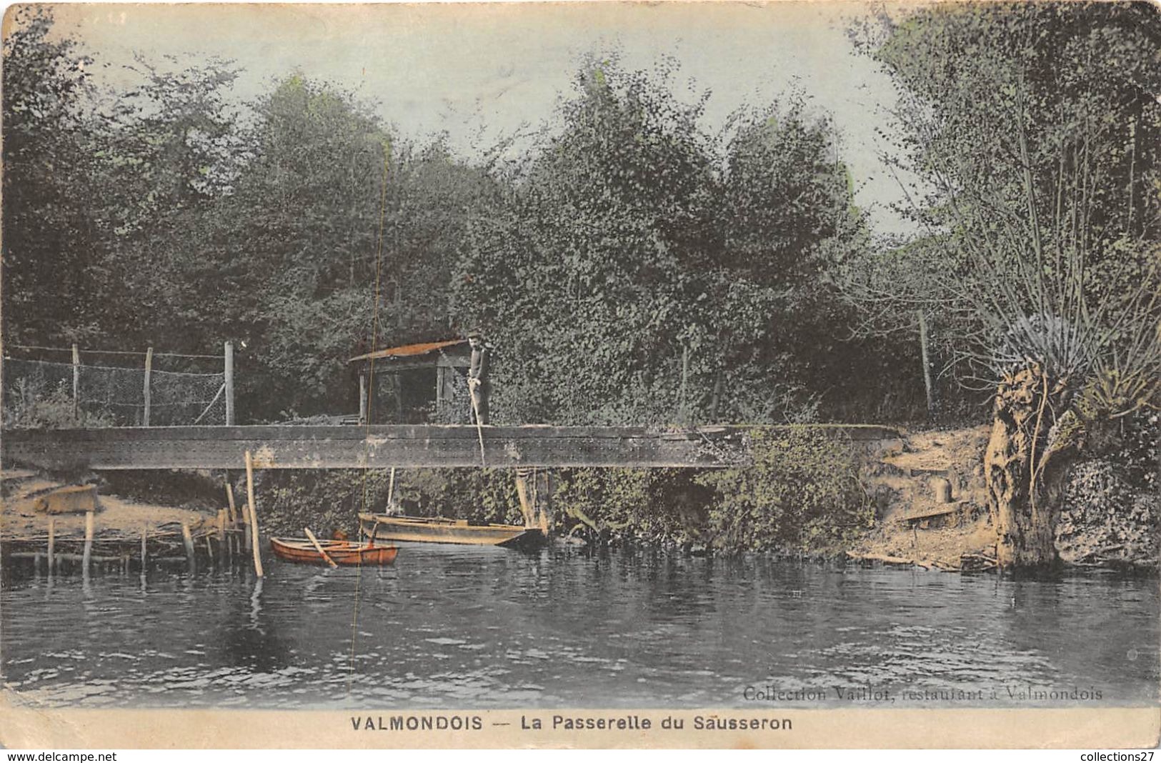 95-VALMONDOIS- LA PASSERELLE DU SAUSSERON - Valmondois