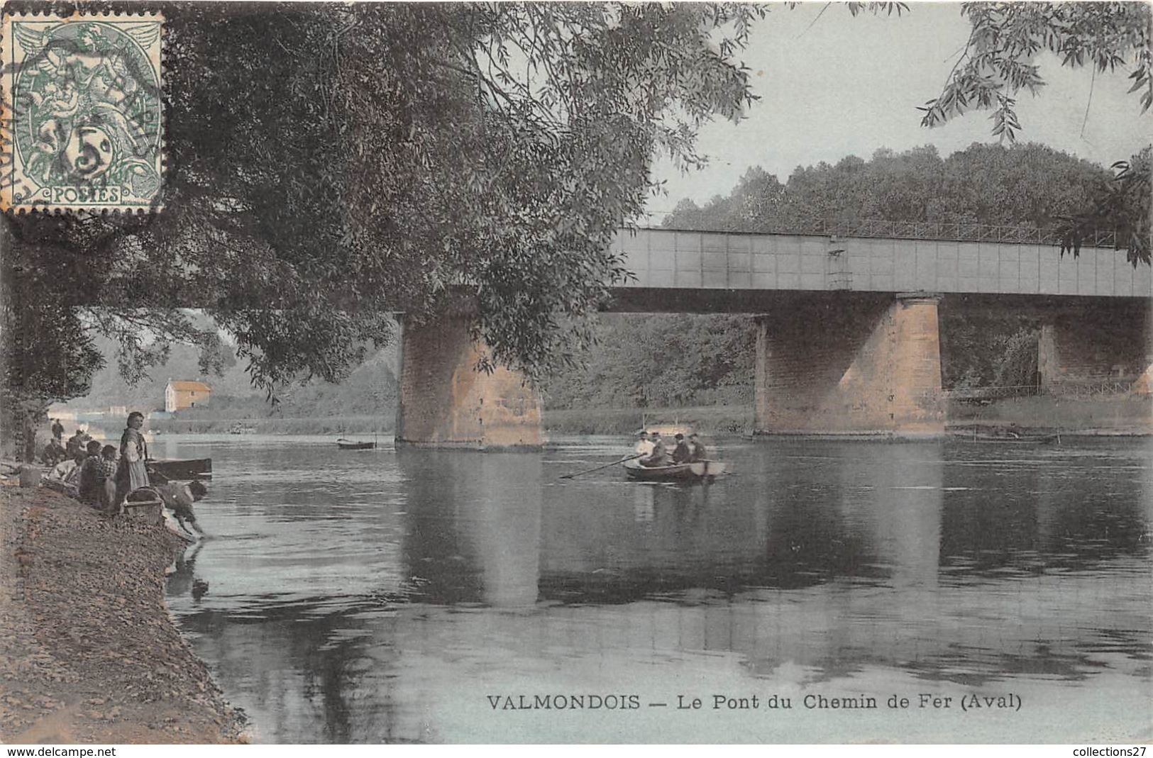 95-VALMONDOIS- LE PONT DU CHEMIN DE FER - Valmondois