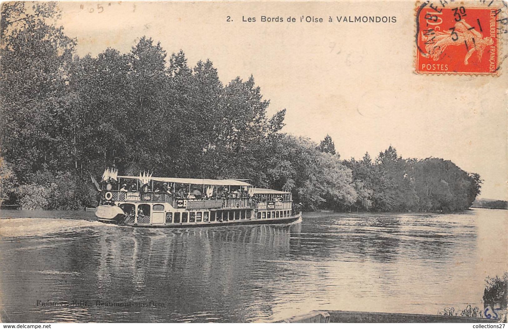 95-VALMONDOIS-  LES BORDS DE L'OISE - Valmondois