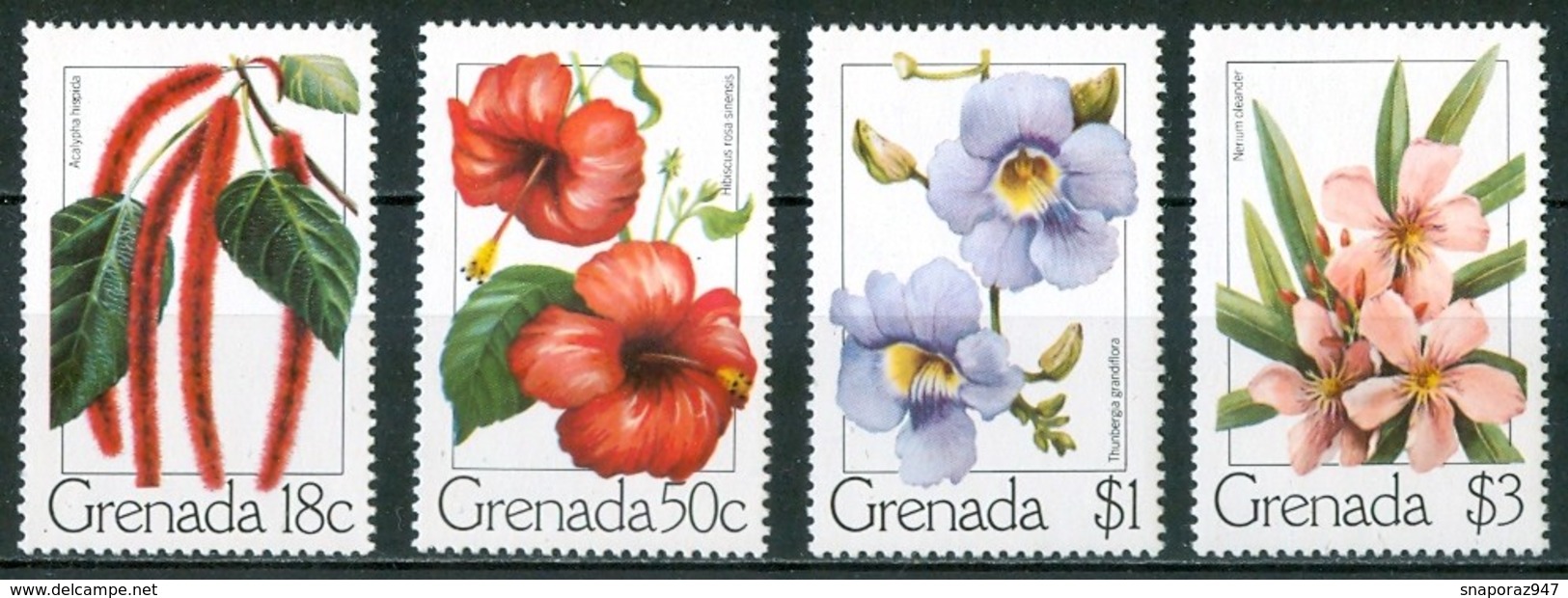 1979 Grenada Grenadines Flora Fiori Flowers Blumen Fleurs MNH** Fio194 - Altri & Non Classificati