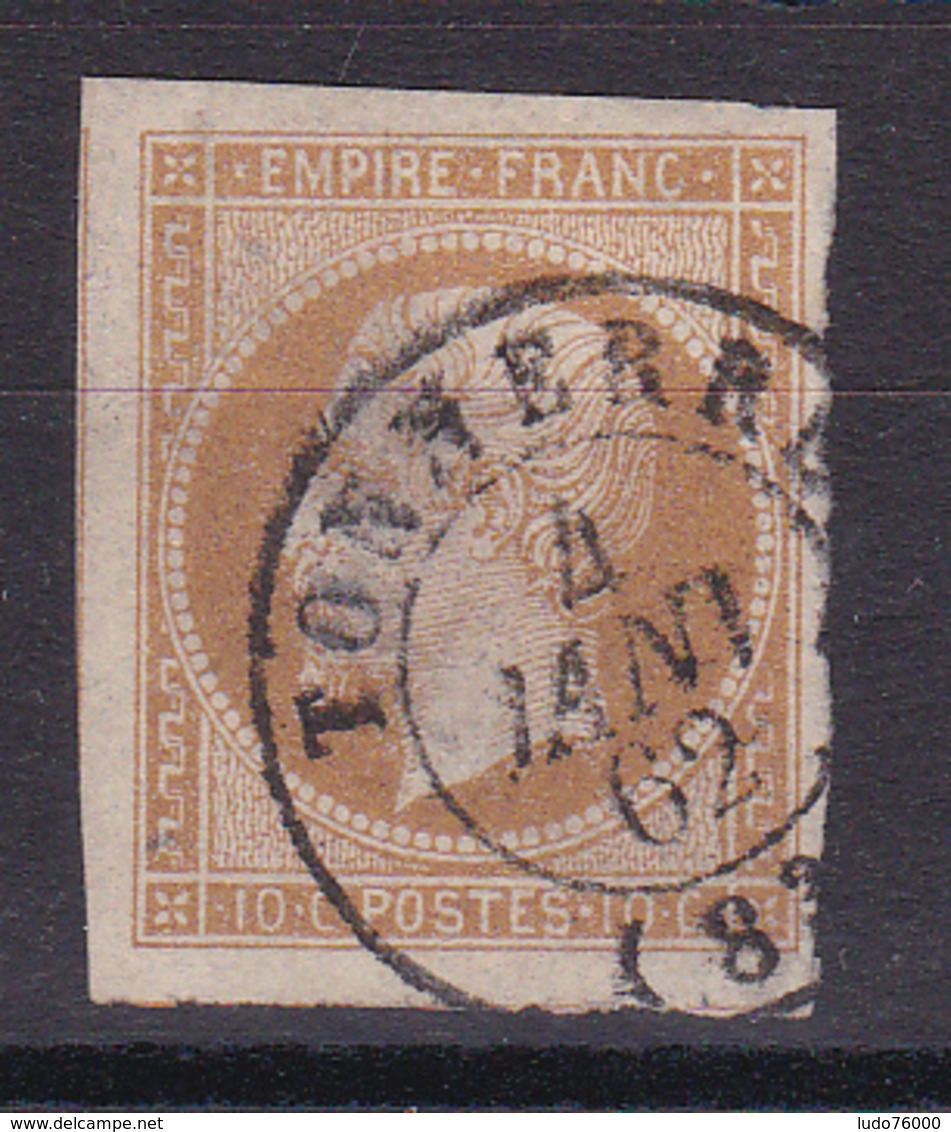 D913/ NAPOLEON N° 13A OBL COTE 20€ - 1853-1860 Napoleon III