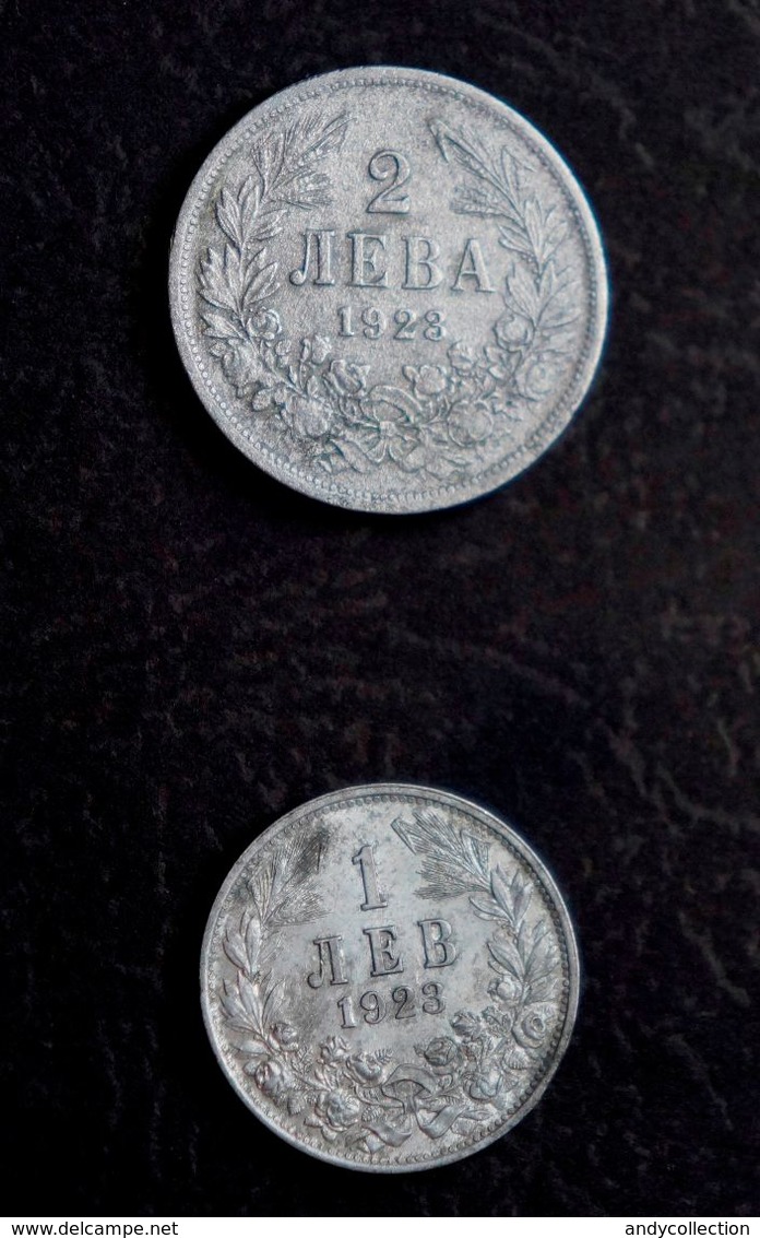 Bulgaria 1 And 2 Leva 1923 Aluminum - Bulgaria