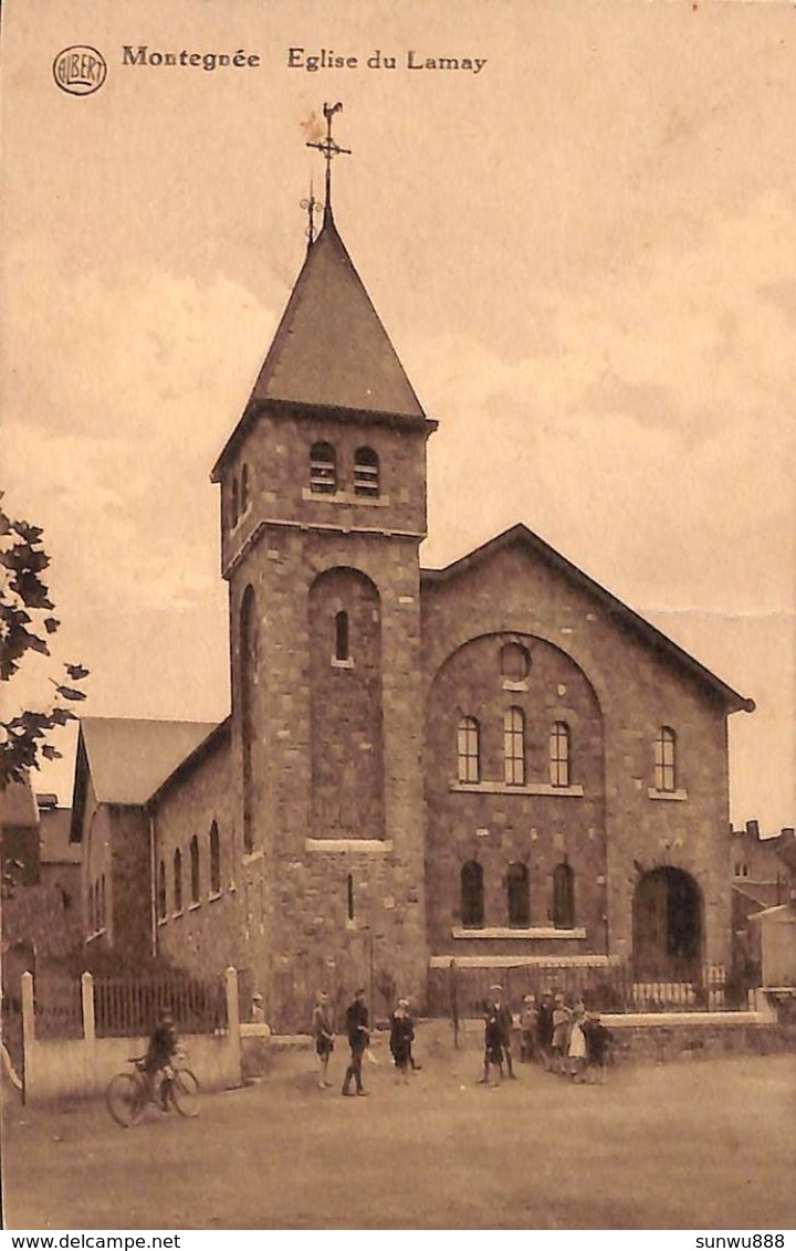 Montegnée - Eglise Du Lamay (belle Animation...pli Central) - Saint-Nicolas