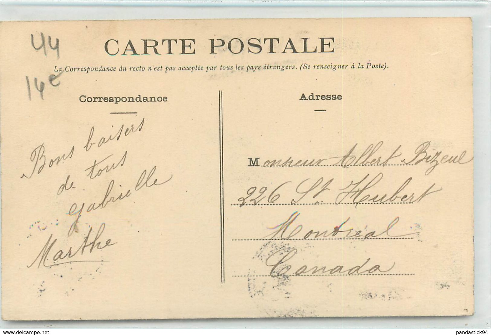 CPA 44 ST MARC LA POINT DE LA JETEE COLL PILLORGET 1911  VOIR IMAGES - Sonstige & Ohne Zuordnung