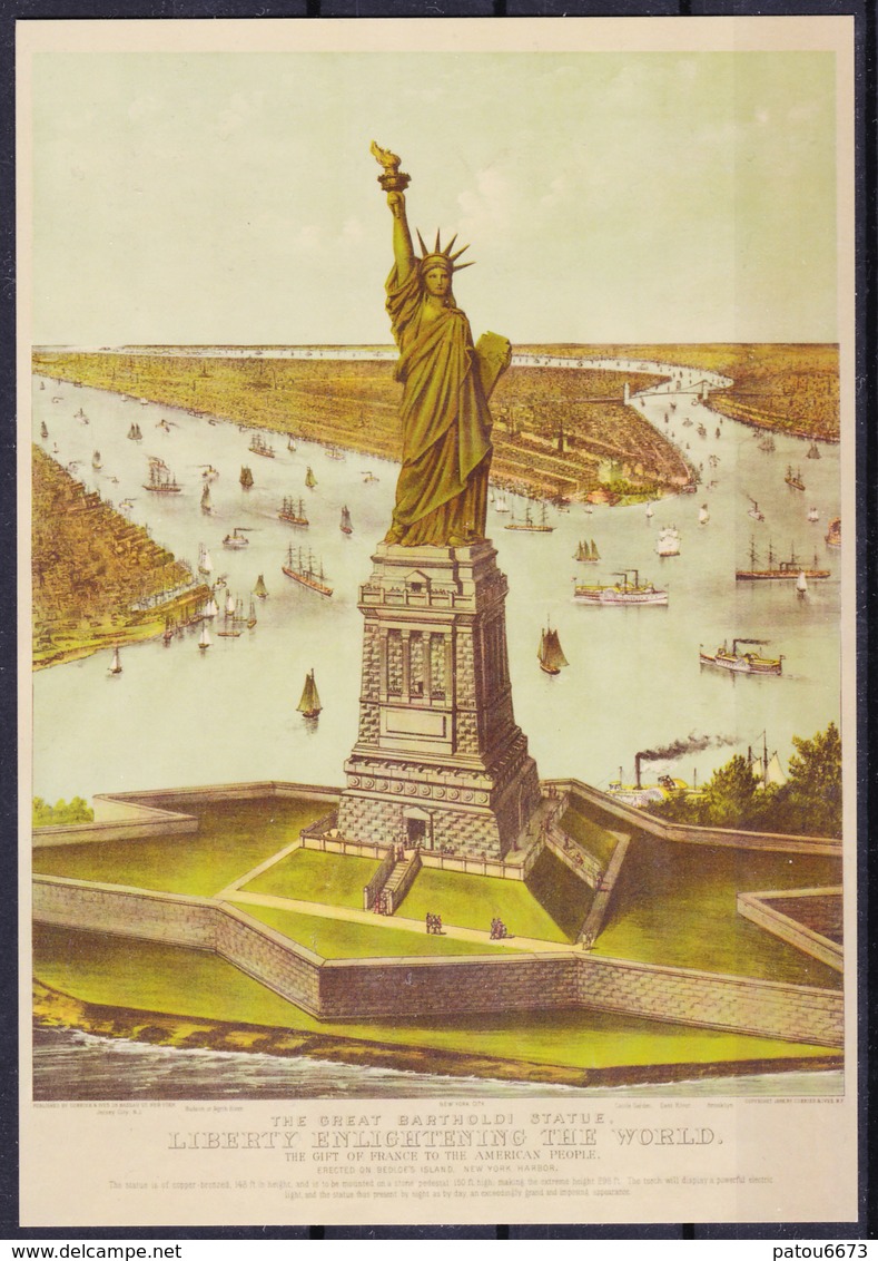 FRANCE 2017  PAP IDTimbre Monde 20g "L'Aéropostale" New York Liberty Statue - Flugzeuge