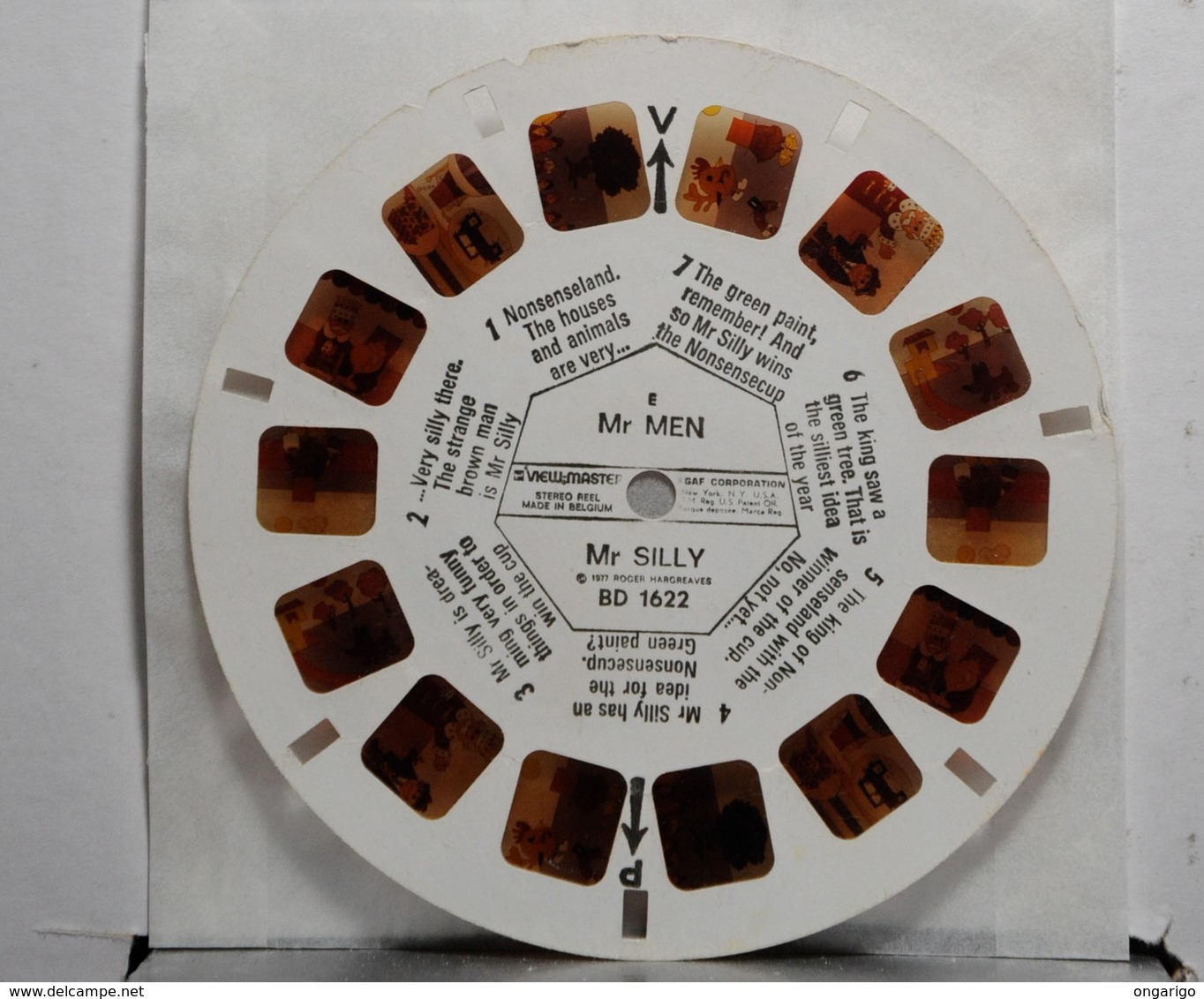 VIEW MASTER   BD  1622  Mr MEN  Mr SILLY - Stereoscopes - Side-by-side Viewers