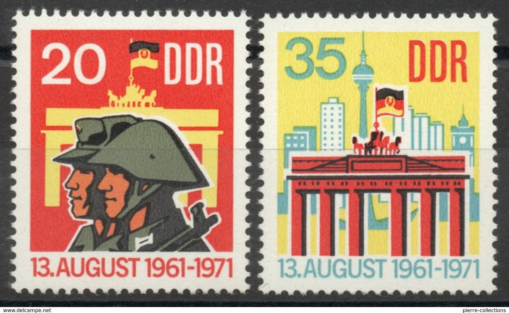 Allemagne - DDR  N° 1381 à 1382 Neufs ** - Mur De Berlin - Unused Stamps