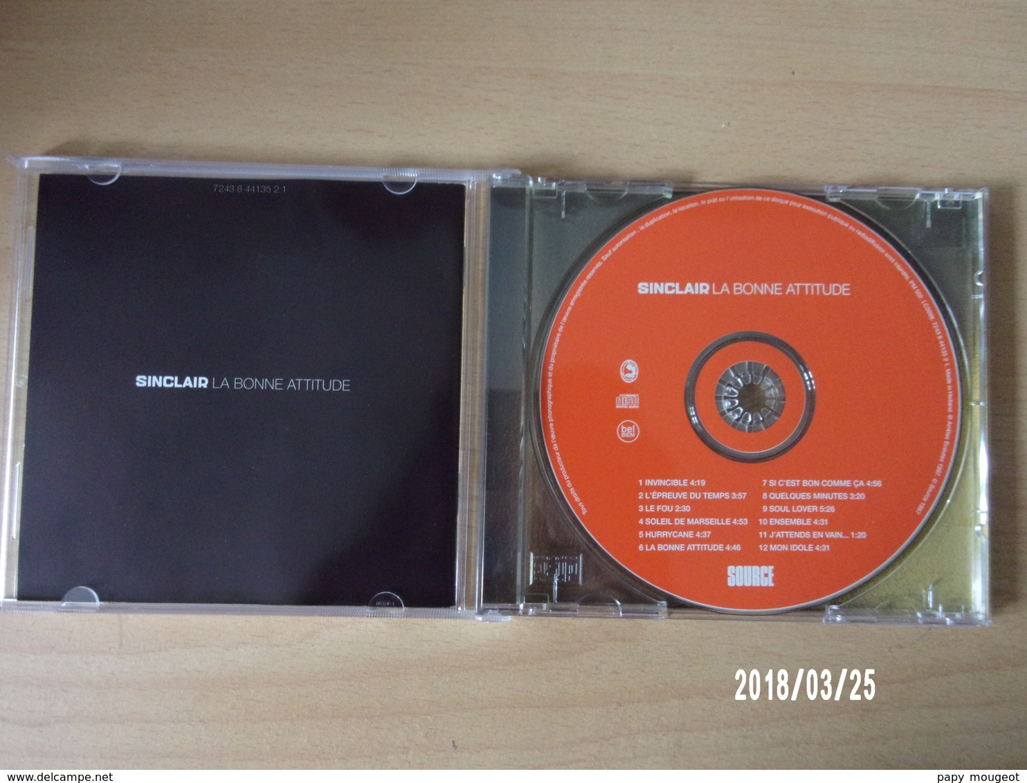 CD - Sinclair - La Bonne Attitude - Sonstige & Ohne Zuordnung