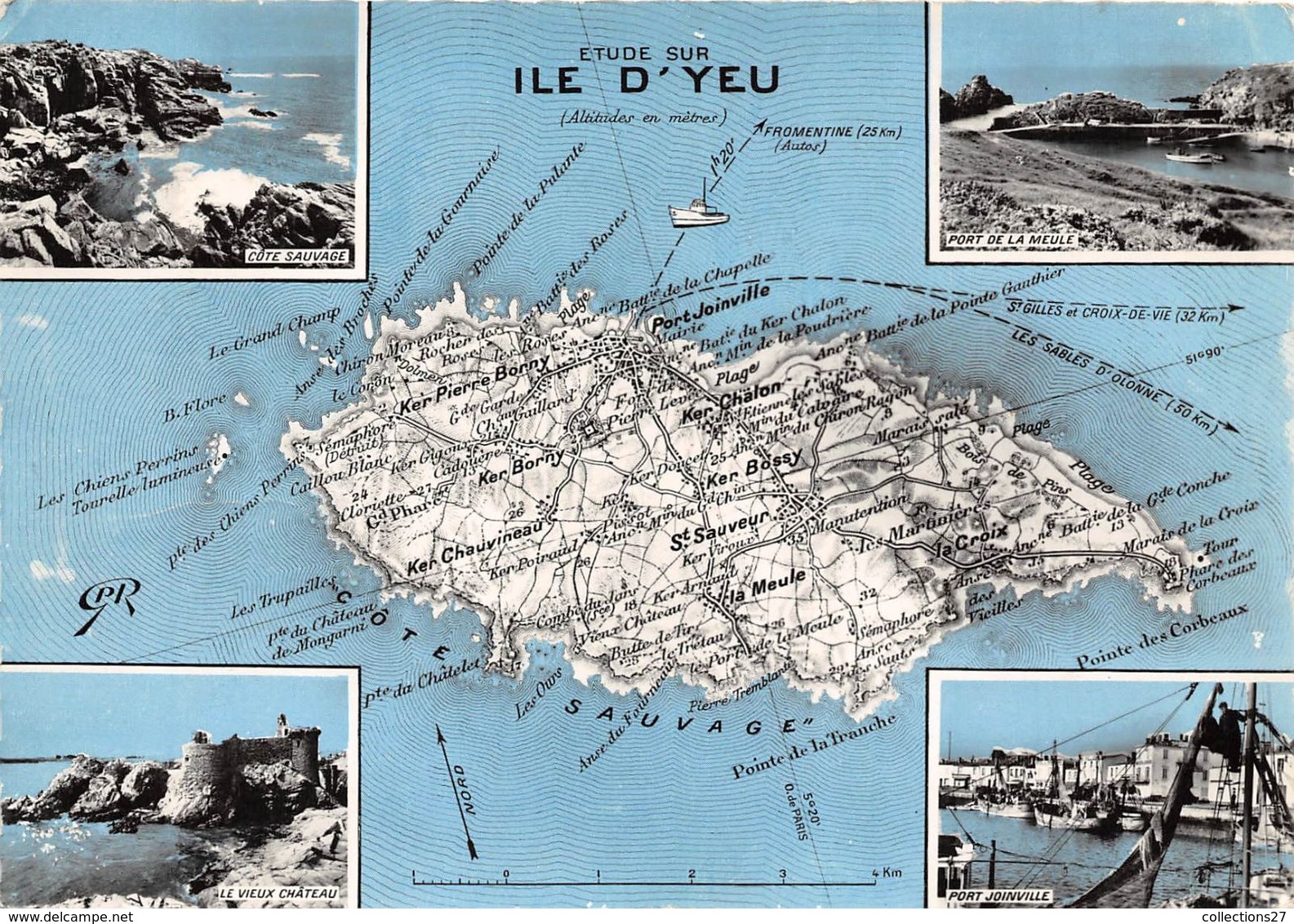 85-ILE-D'YEU- MULTIVUES - Ile D'Yeu