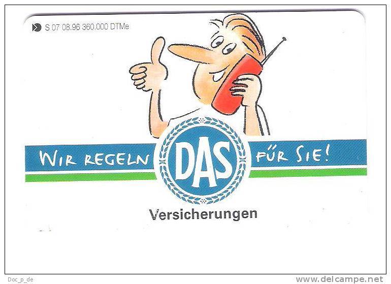 Germany  - S 07/96 - DAS Versicherung - Insurance - S-Series : Tills With Third Part Ads