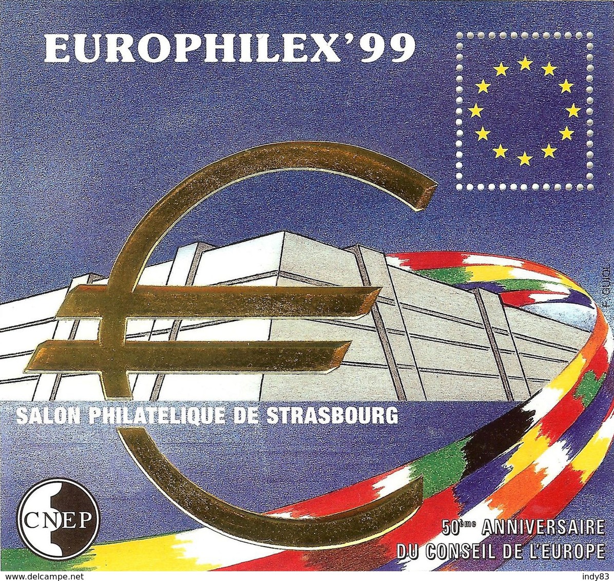 Feuillet CNEP N°29 (1999) Neuf ** - Europhilex 99 - 50ème Anniv. Du Conseil De L'Europe - CNEP