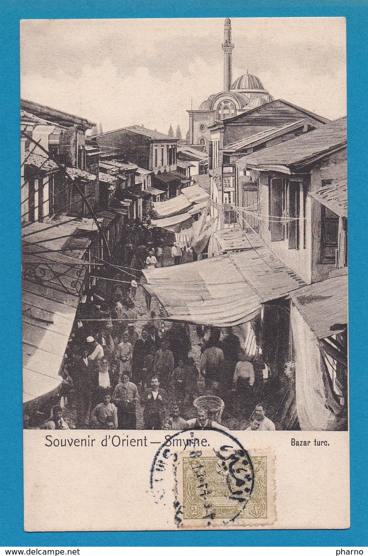 Turquie Türkei Smyrna Izmir Smyrne Souvenir D' Orient Bazar Turc CAD 1913 - Turquie