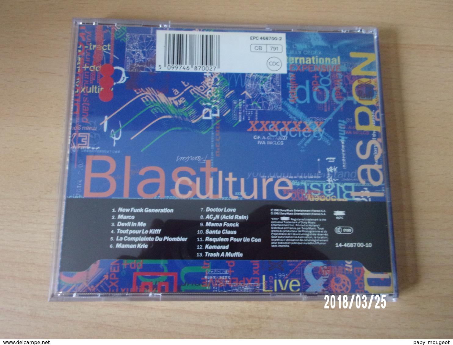 CD - FFF - Blast Culture - Sonstige & Ohne Zuordnung