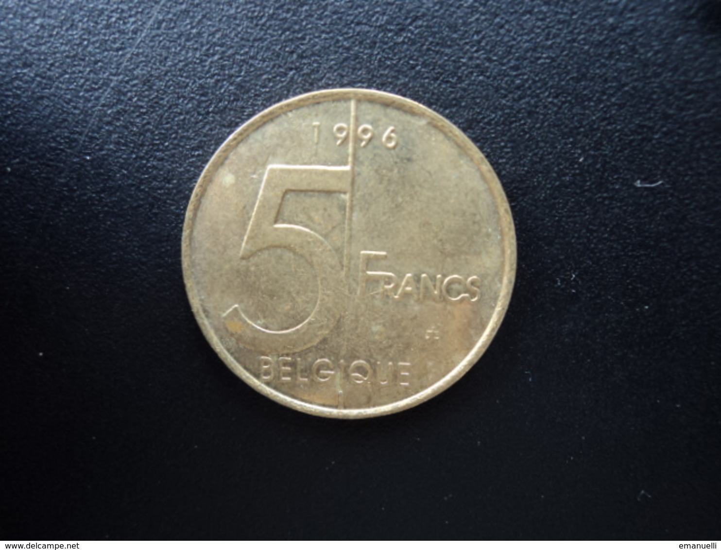 BELGIQUE : 5 FRANCS  1996   KM 189    SUP - 5 Frank