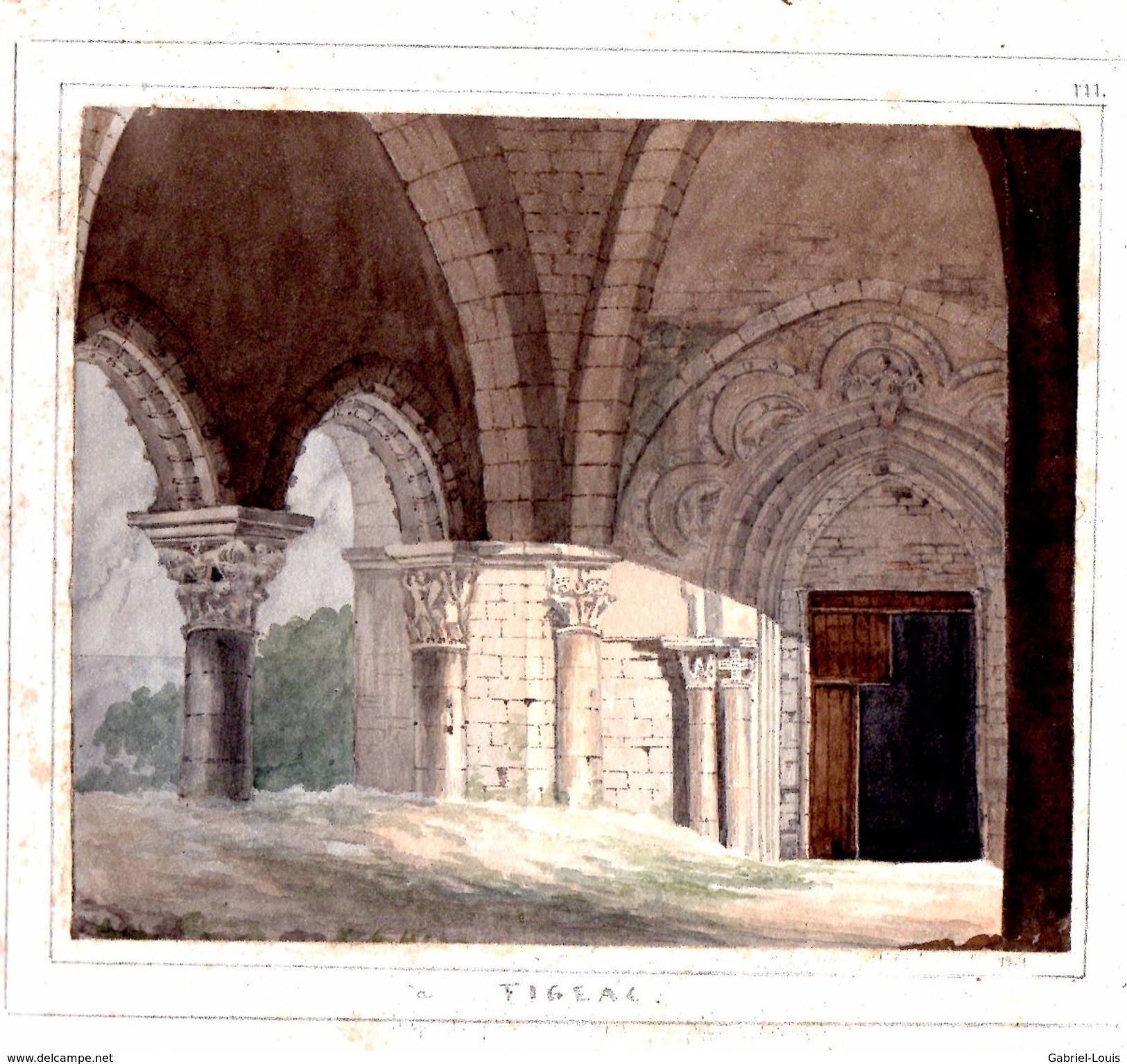 Carnet De Croquis 1831 -1835 - Emilien Frossard - Région Avignon Et Clermont-Ferrand - 25 Dessins Et Aquarelles Les Baux - Dessins