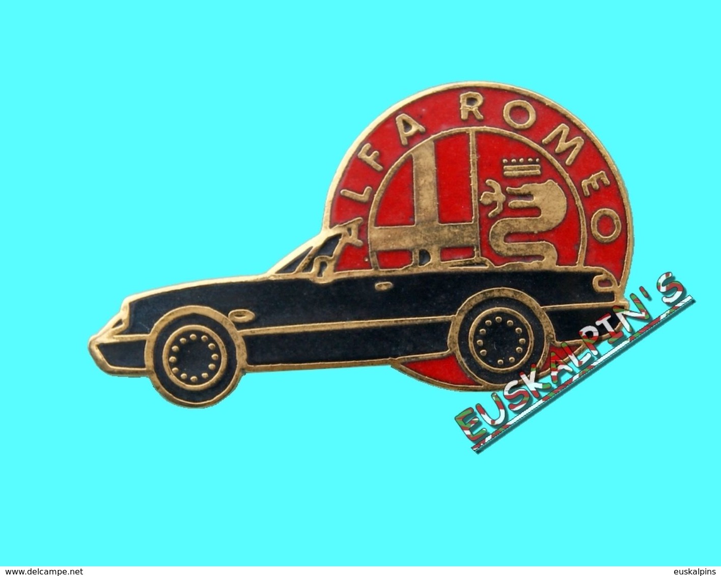 Pin's ALFA ROMEO Spider Véloce 1992, Pin's En émail Grand Feu - Alfa Romeo