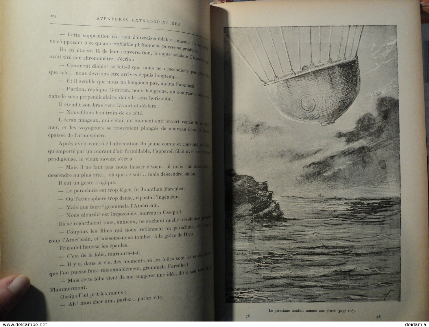 AVENTURES EXTRAORDINAIRES D UN SAVANT RUSSE. 1889. TOME 2 G. LE FAURE ET H. DE GRAFFIGNY. BELLE RELIURE CARTONNE - 1801-1900