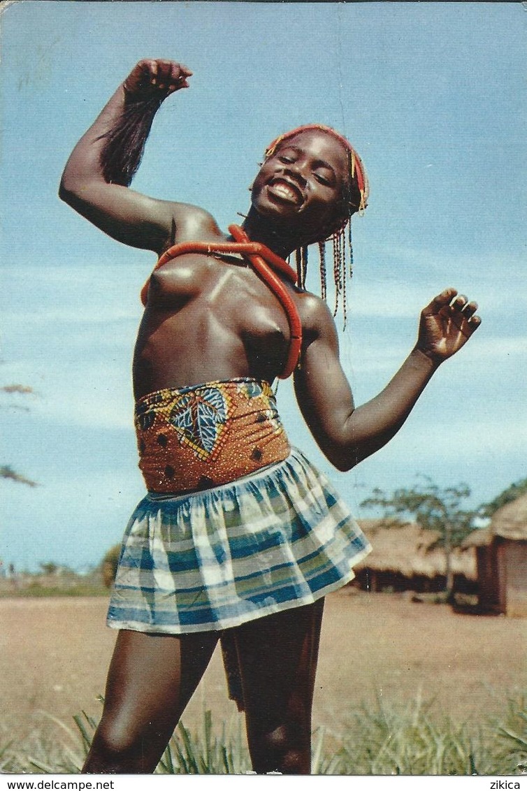 Africa > Congo - Kinshasa (ex Zaire) Via Yugoslavia- Little Dancer / Petite Danceuse. Topless Girl.- Nice Stamps - Autres & Non Classés