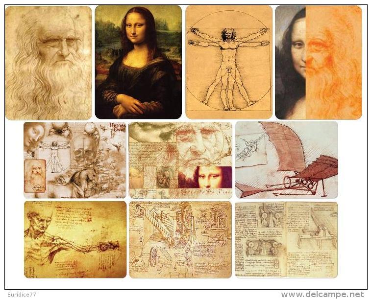 Leonardo Da Vinci Inventions Collection Of 10 Calendars Pocket - Year 2014 - Tamaño Pequeño : 2001-...