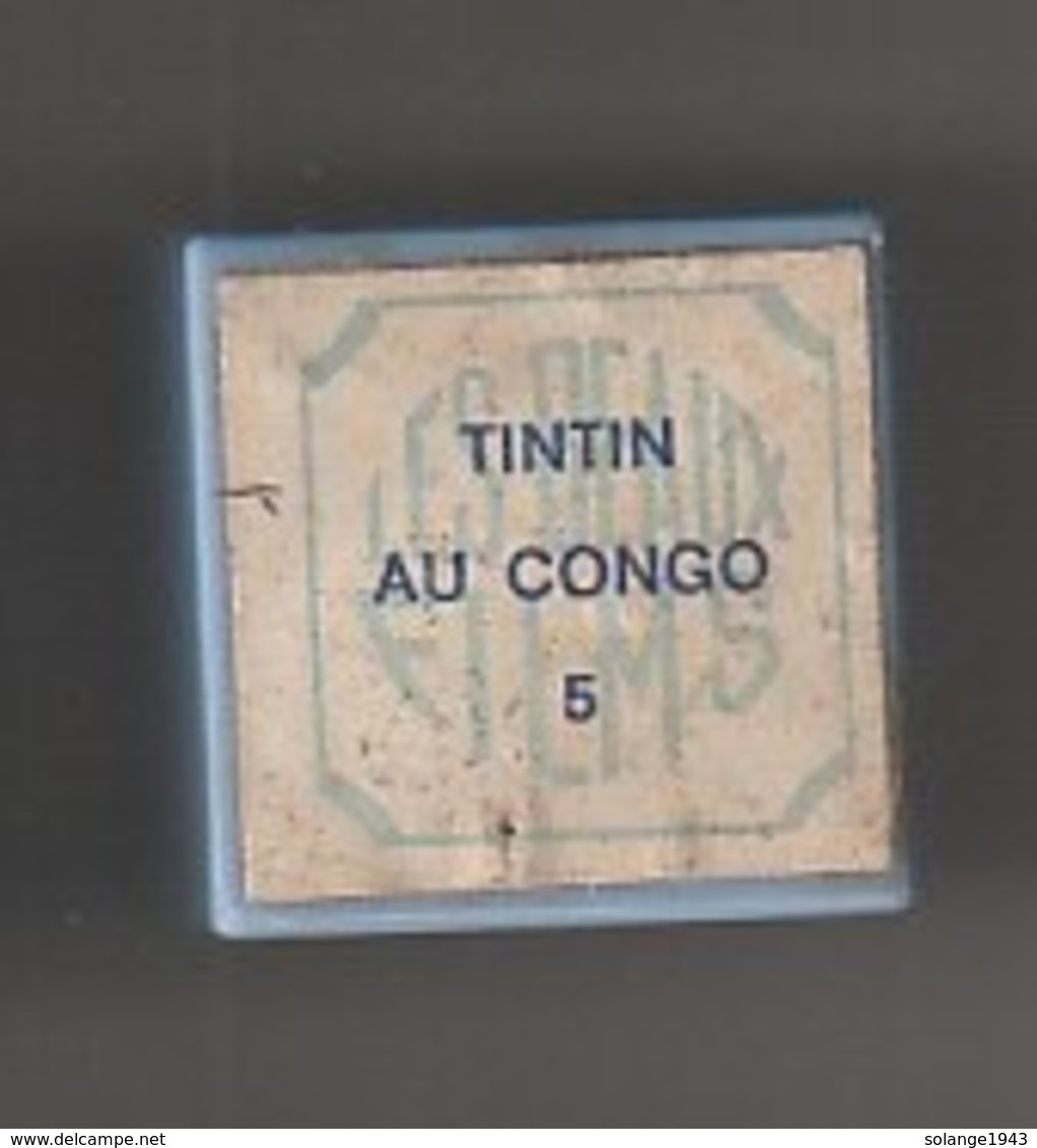 1 Film Fixe TINTIN  AU CONGO  N°5   (ETAT TTB ) - Bobinas De Cine: 35mm - 16mm - 9,5+8+S8mm