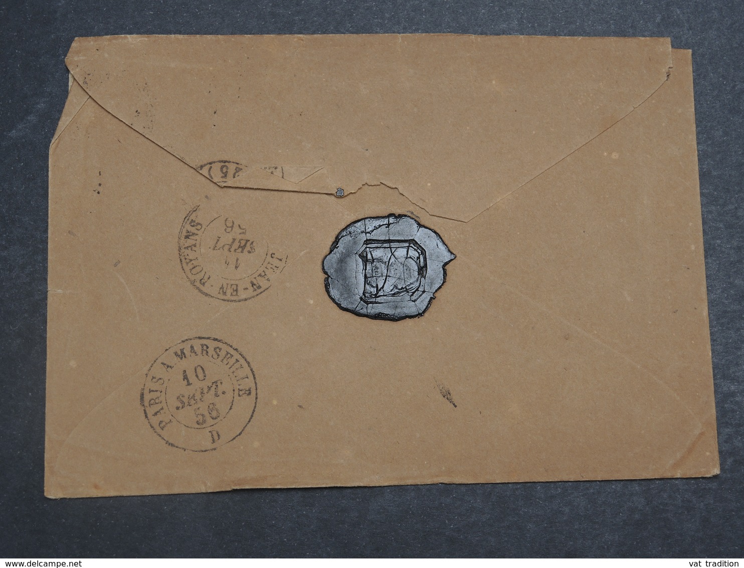 FRANCE - Enveloppe De Paris Pour Saint Laurent En Royans En 1856 , Oblitération étoile Sur Type Napoléon - L 15207 - 1849-1876: Période Classique