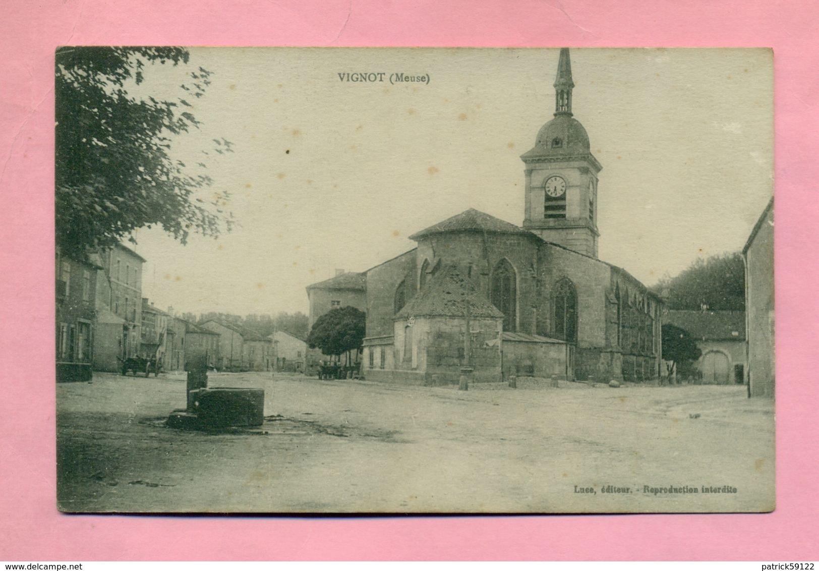 55 - MEUSE - VIGNOT Prés COMMERCY - EGLISE / FONTAINE - Autres & Non Classés