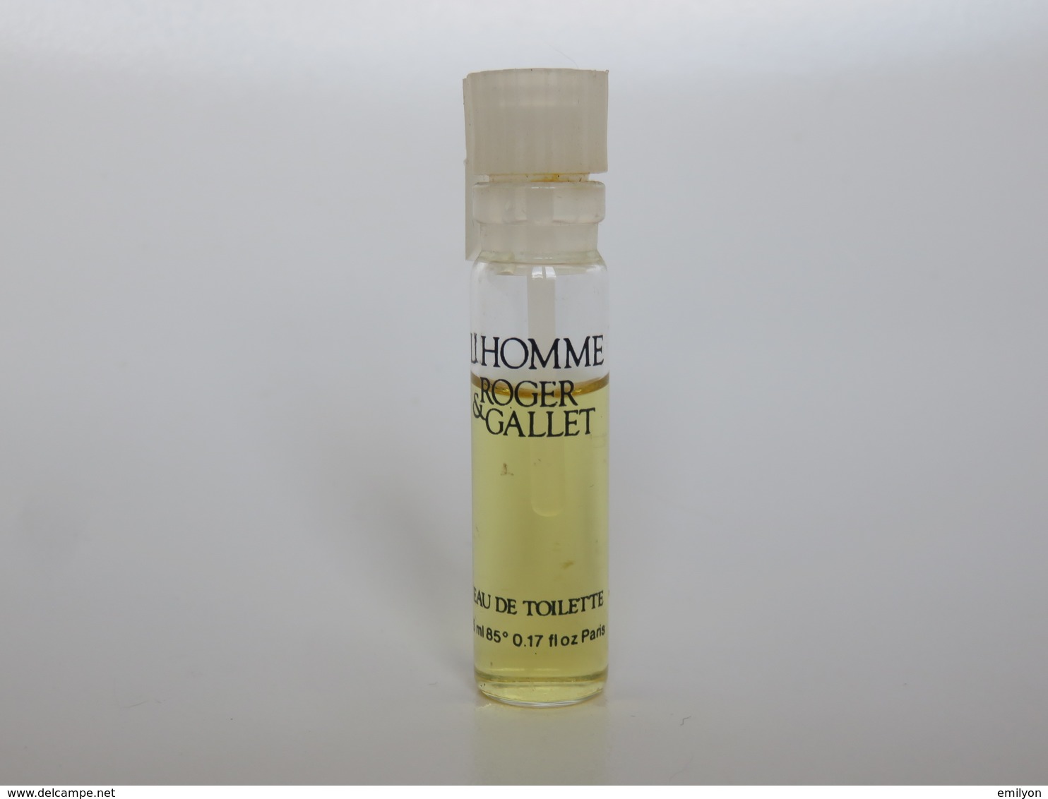 L'Homme - Roger & Gallet - Eau De Toilette - 5 ML - Miniaturen Flesjes Heer (zonder Doos)