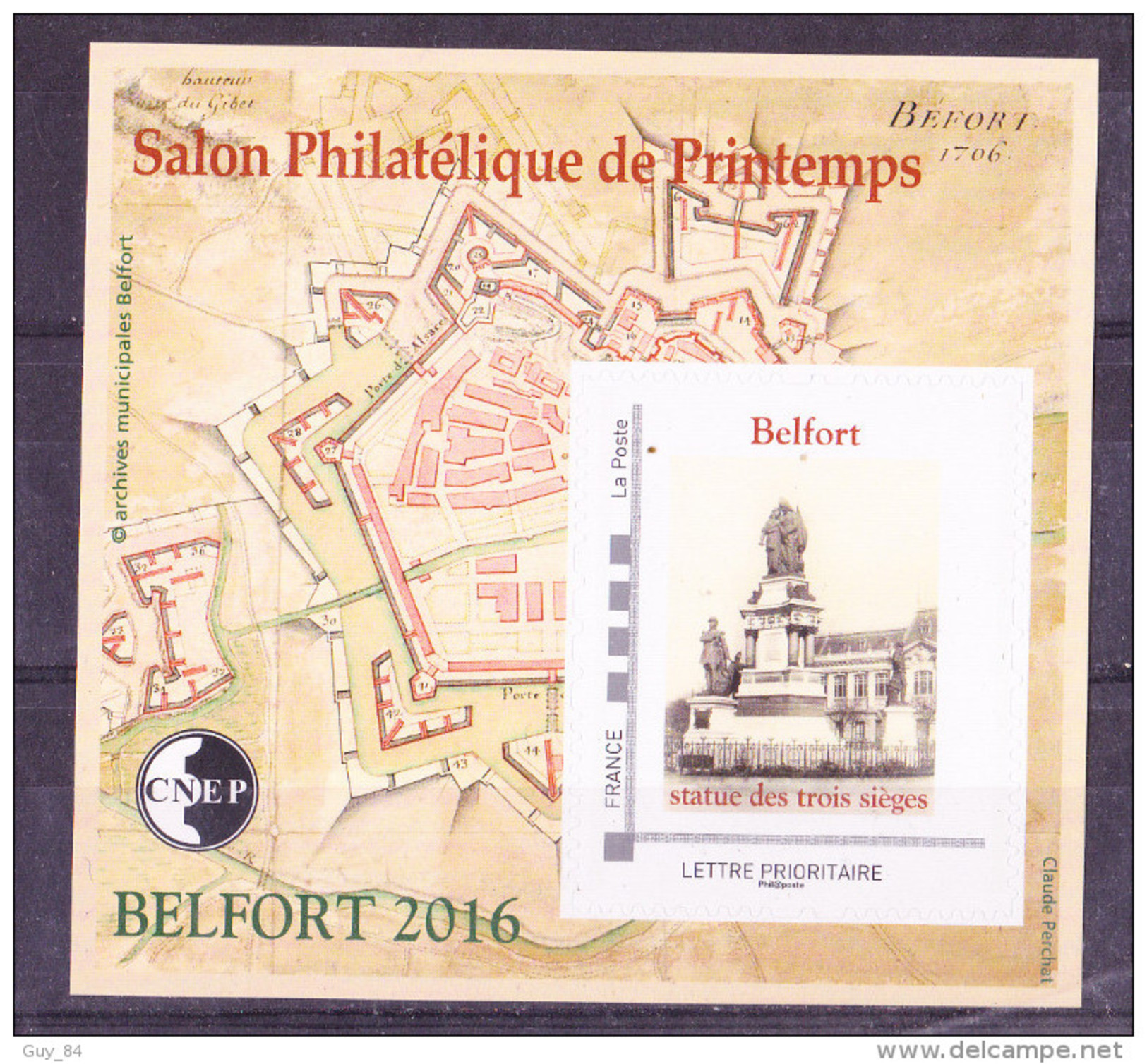 #           ¤¤    Yvert CNEP N° 71 - "Salon De Printemps BELFORT 2016" - Neuf**  Luxe ¤¤ - CNEP