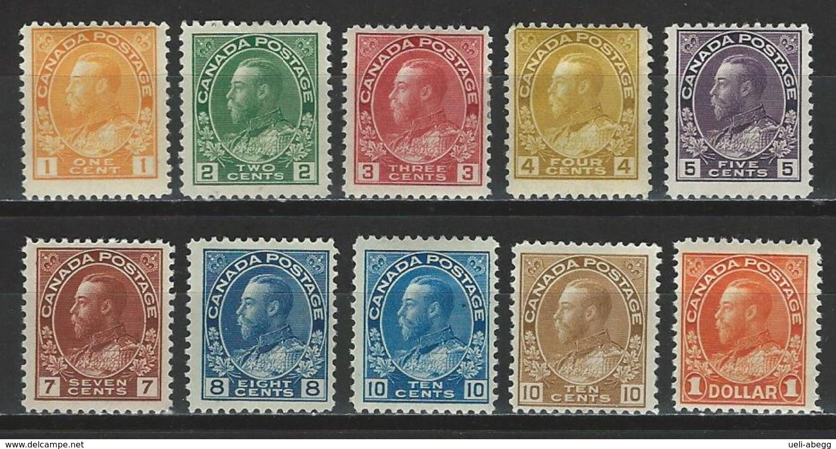 Canada SG 246-55, Sc Ex 105-122, Mi 105-14 * MH - Neufs