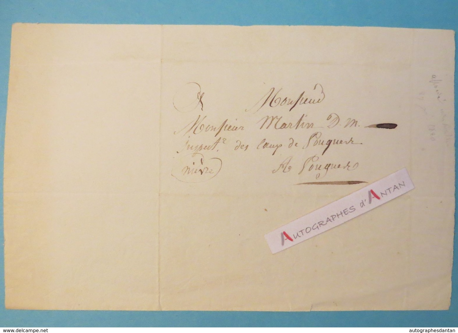 L.A.S 1839 Antoine BOIN Médecin & Politique Né à Bourges - Saint-Denis-de-Palin - Lettre Autographe Médecine Nièvre - Autres & Non Classés