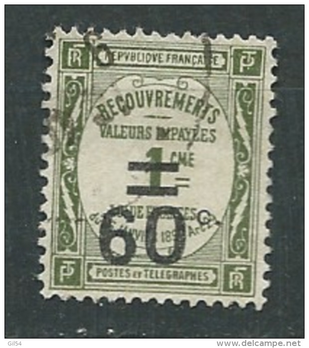 France  - Taxe   - Yvert N°  52  Oblitéré   -  Pa 11025 - 1859-1959 Oblitérés