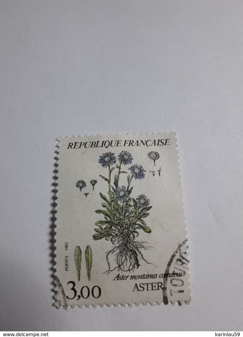 Timbre France 1983 N°2268 Aster Montagus Oblitéré - Gebraucht