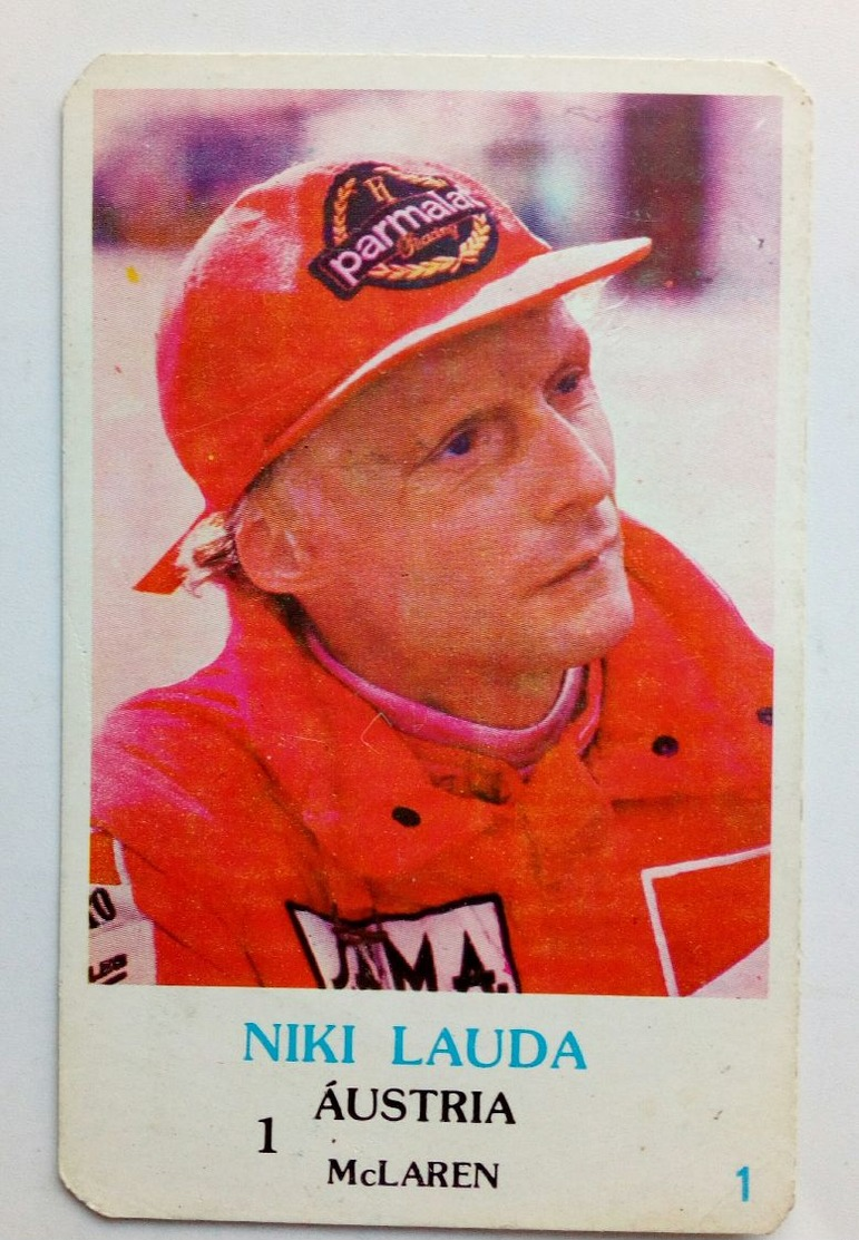 Calendrier De Poche Niki Lauda. 1986 - Petit Format : 1981-90