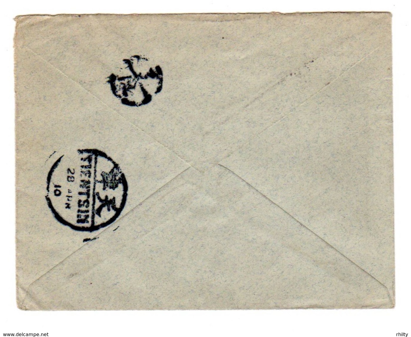 China 1920  Scott 103 On Cover From China To Ohio, USA - Brieven En Documenten