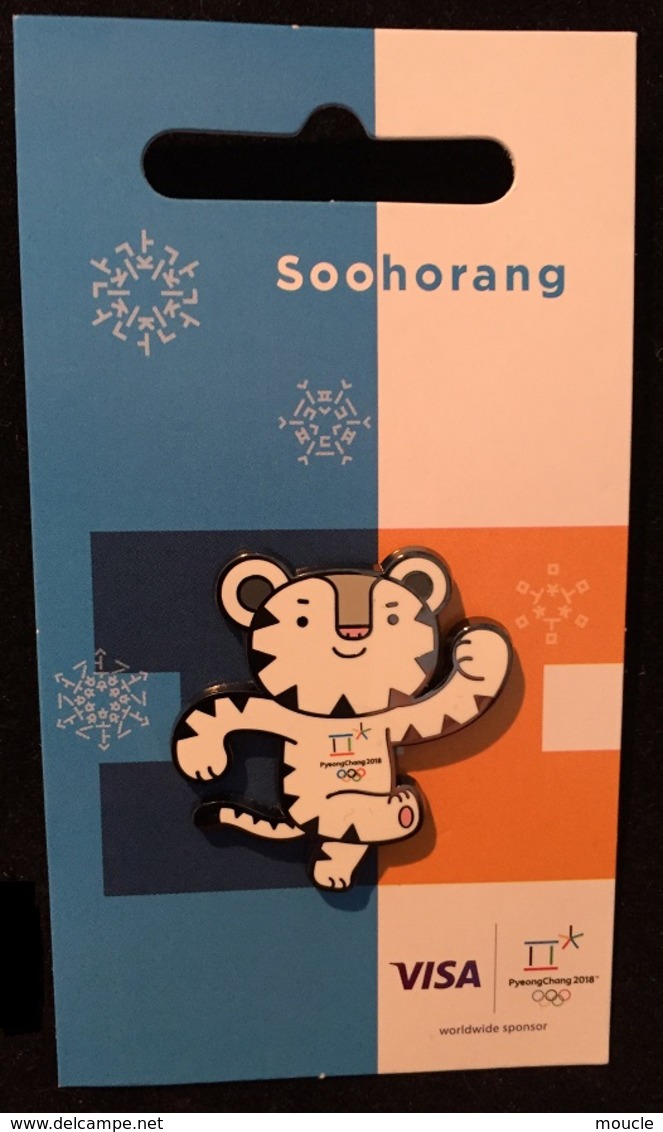 JEUX OLYMPIQUE - PARALYMPIC GAMES  2018 - SOOHORANG - MASCOTTE - VISA SPONSOR - PYEONGCHANG  -     (ROSE) - Olympische Spiele